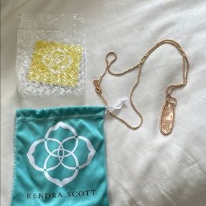 Kendra Scott Rose Gold Necklace